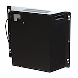 thumbnail of Camino elettrico caminetto da terra JEFFERSON in legno Bianco L 89,5 x H90,5 x P28