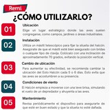 thumbnail of Remi Hogar Espantapájaros Halcón Profesional Mástil 7 Metros con protección UV | Ahuyenta Palomas, tórtolas, estorninos, pardillos, garzas, gaviotas