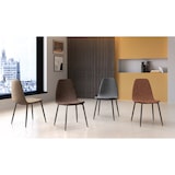 thumbnail of Kunstleer stoel 44cm x 50cm H. 84cm 4 st