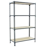 thumbnail of SimonRack Schwerlastregal 1500x1100x400 mm, 4 Ebenen, Holzböden, 200 kg Tragkraft pro Ebene, Verzinkt - Maderclick