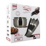 thumbnail of Batterie De Cuisine - Induction - Menastyl - 7930018 - Inox - 6 Pieces - Poignée Amovible - Gris
