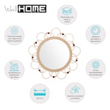 thumbnail of WellHome - Rattanspiegel "Campagne" 38cm