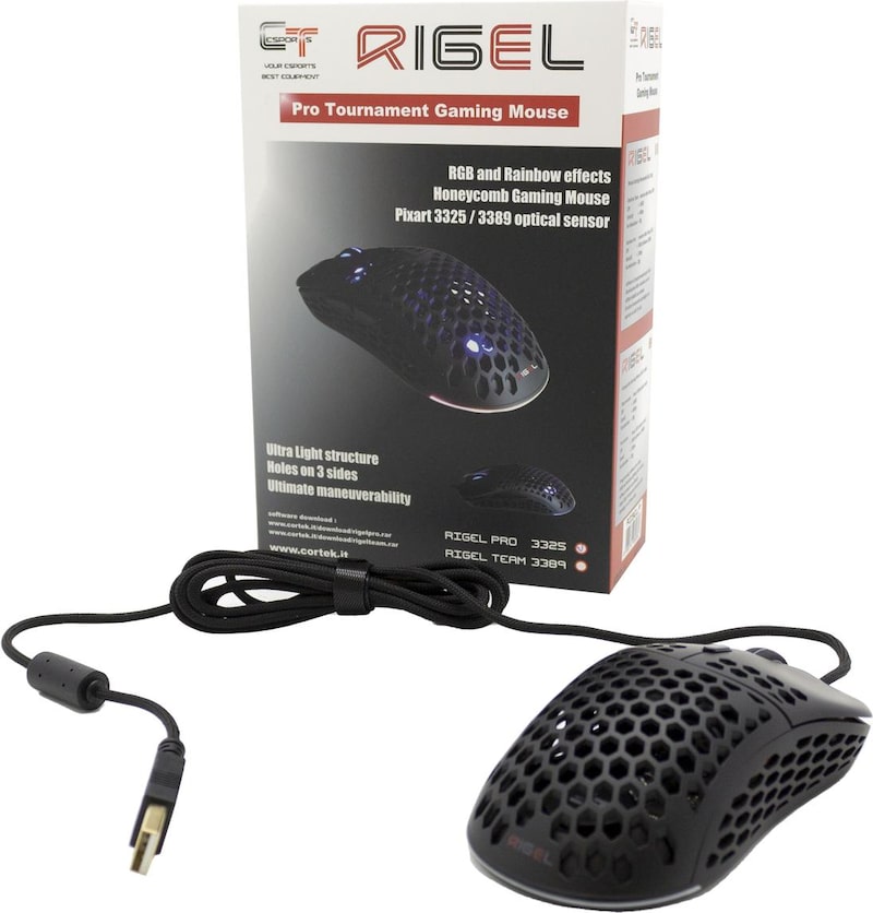 Mouse Professionale Da Gaming Gioco Rgb Colorato Leggero Con Sensore ...