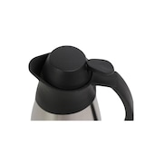 thumbnail of METRO Professional Pichet isotherme, inox/polypropylène/silicone, 14,7x10,8x18,8 cm, 0,5 l, maintien au chaud et au froid, poignée, argenté/noir