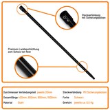 thumbnail of EBERTH Bohrer-Verlängerungs-Set 4-tlg. 400–1000 mm – passend für EBERTH Erdbohrer & Geräte mit gleicher Aufnahme