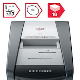 thumbnail of Rexel Momentum Extra XP516+ Destructora de papel de micro corte sin atascos