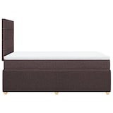 thumbnail of vidaXL Boxspringbett mit Matratze Dunkelbraun 120x200 cm Stoff