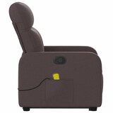 thumbnail of vidaXL Massagesessel mit Aufstehhilfe Dunkelbraun Stoff