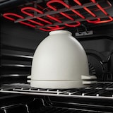 thumbnail of KITCHENAID Brotbackschüssel 5KSM2CB5BGS, Keramik, Ø 26 x 18 cm, 4.7 L, mit Deckel, weiß