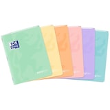 thumbnail of Lot de 10 Cahier EasyBook Pastel piqué 17x22, 96p./48 feuilles 90g/m², Séyès, coloris pastels assortis (6)