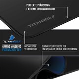 thumbnail of Titanwolf Gaming Mauspad, XXXL Speed Mousepad 1200 x 600 mm, Geschwindigkeit & Präzision, Delta