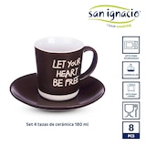 thumbnail of San Ignacio VESSIA - Set de 4 tazas de Cerámica 180 ml