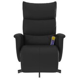 thumbnail of vidaXL Massagesessel mit Fußteil Schwarz Kunstleder