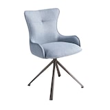 thumbnail of Angel Cerdá Chaise pivotante en tissu bleu 4204C 55 x 63 x 86