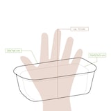 thumbnail of greenbox - Kakaopapier-Backformen 20 x 7 x 6 cm, rechteckig, braun, 25 St.