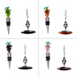 thumbnail of Set de 2 tire-bouchon à vin (1 modèle aléatoire  -  Multicolore Rectangulaire Acier Inoxydable (inox  Table Passion 15.00x13.00 cm