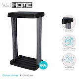 thumbnail of WellHome - Portasacco spazzatura 60L colore antracite 100% riciclabile 43x31x9,5cm