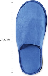 thumbnail of Slipper "Deluxe" 28,5 cm lang 10x10 Paar Blau