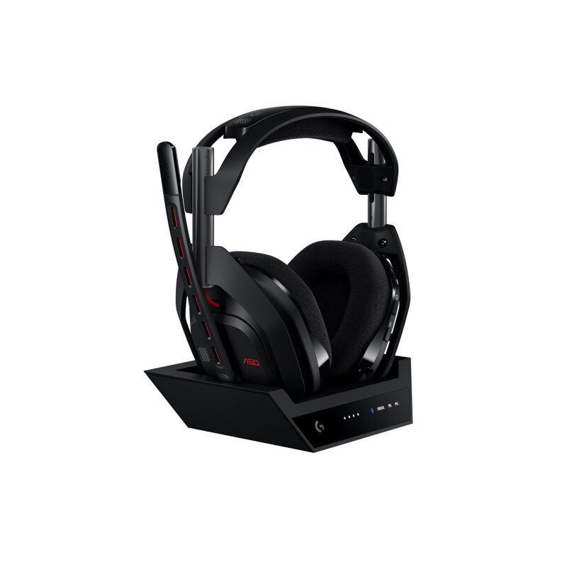 Casque Pc Logitech Gaming Sans Fil Logitech G Astro A50 Lightspeed Noir + Station D Accueil