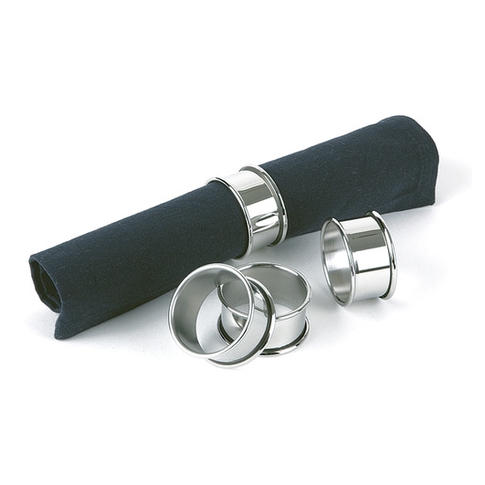 APS 4446 Servetringen, set van 4 Ø 4,5 cm, H: 2,5 cm