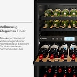 thumbnail of Klarstein VeroSteel Unterbau-Weinkühlschrank | 2 Kühlzonen | 129 Liter | 43 Flaschen | 60 cm Schwarz