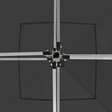 thumbnail of vidaXL Partytent inklapbaar met wanden 2x2 m aluminium antraciet