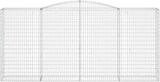 thumbnail of vidaXL Gabionen mit Hochbogen 4 Stk. 400x50x180/200cm Verzinktes Eisen
