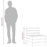 thumbnail of vidaXL Garten-Mittelsofa aus Paletten Kiefernholz Imprägniert