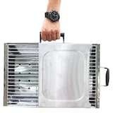 thumbnail of Mangal Edelstahl Schaschlik Grill Aladdin mit Tasche Anglergrill mit Klappfüßen