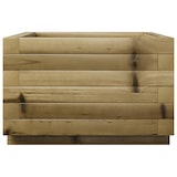 thumbnail of Helloshop26 - Jardinière bac lit surélevé plantes fleurs terrasse jardin 40 x 40 x 26,5 cm bois de pin imprégné marron 02_0037527