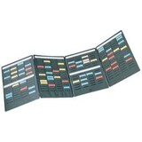 thumbnail of NOBO Paire de volets de couverture MINI-PLANNER 4 bandes de 17 fiches indice 1,5