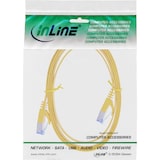 thumbnail of InLine® Patchkabel flach, U/FTP, Cat.6A, gelb, 2m