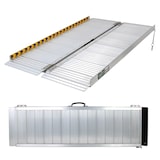 thumbnail of TRUTZHOLM Rollstuhlrampe klappbar Alu 122 cm Traglast 272 kg Auffahrrampe geriffelt