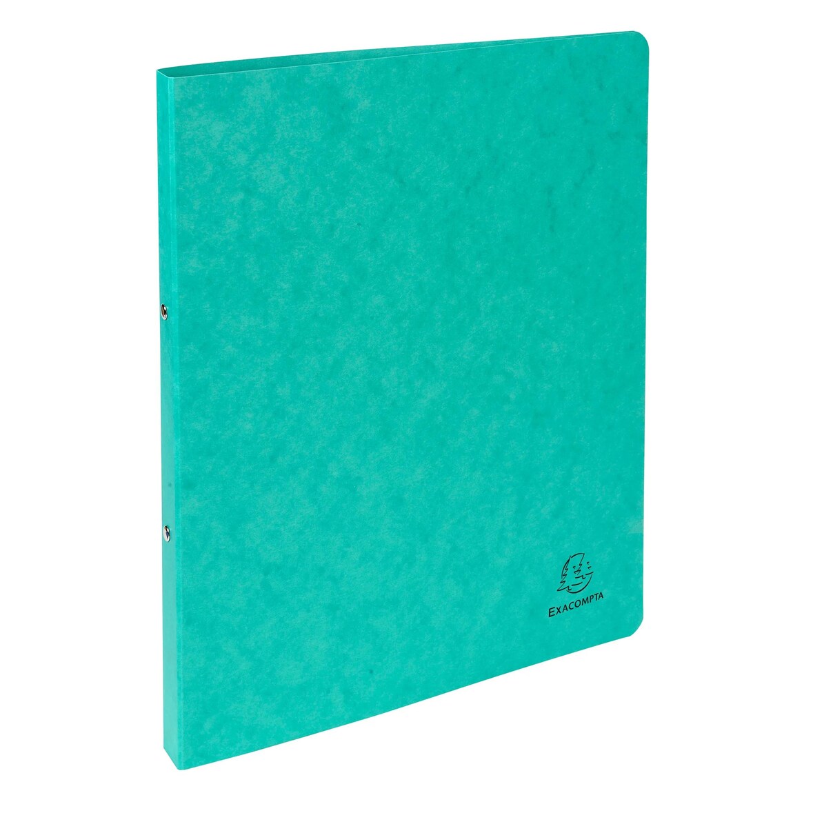 Exacompta 54253E 10x Ringhefter aus Colorspan-Karton 355g mit 2 Ringen 15mm, Rückenbreite 20mm, 32x25cm für Format DIN A4 - Grün