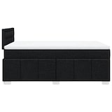 thumbnail of vidaXL Boxspringbett mit Matratze Schwarz 120x200 cm Stoff