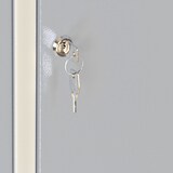 thumbnail of PROREGAL Garderobenschrank Ermine mit 3 Türen | HxBxT 178x89x50cm | Lichtgrau/Lichtgrau
