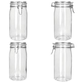 thumbnail of 6x NORMA Vorratsglas 1,5L aus Glas mit Bügelverschluss luftdicht Einmachgläser