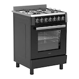 thumbnail of Wiggo WO-E609R(BX) Vrijstaande Gasfornuis - 60 cm - Zwart