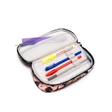 thumbnail of 1 Federmäppchen Leopard 21x9x5cm Beige Schwarz Schulsachen Federtasche für Stifte Füller Spitzer Radiergummi Lineal Mäppchen Stifttasche