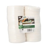 thumbnail of 100 Teller Zuckerrohr `pure` rund Ø 9 cm · 1 cm weiss `Cella`