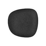 thumbnail of Bidasoa Fosil Plato Irregular Porcelana Negro 21,1x20,3x2,3 cm
