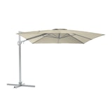 thumbnail of METRO PROFESSIONAL Guarda-sol suspenso quadrado, alumínio/aço, 3 x 3 m, repelente de água, bege/platina