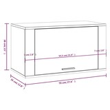 thumbnail of vidaXL Wand-Schuhschrank Betongrau 70x35x38 cm Holzwerkstoff