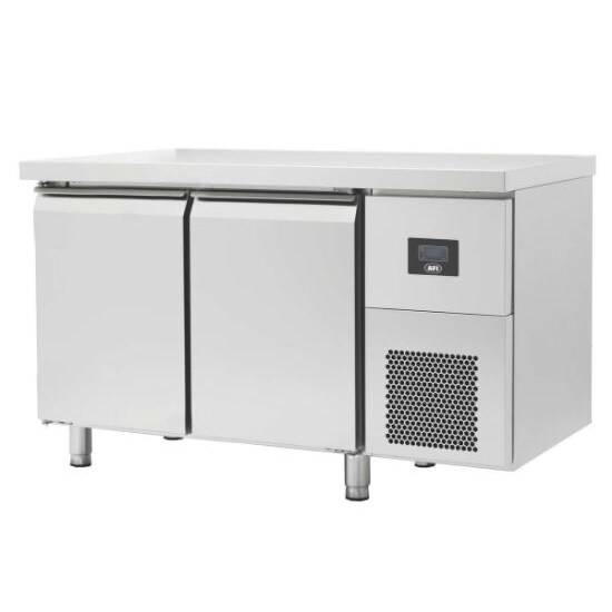 TABLES RÉFRIGÉRÉES gn 1/1 sans dosseret portes pleines positives évaporateur traité