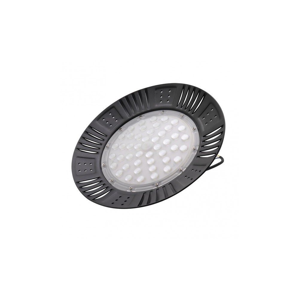 Campana led Industrial modelo GRANITO 200w 6500k Negro Ip65  Fabrilamp