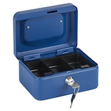 thumbnail of ARREGUI Elegant C9215 Caja Caudales con Llave para Transportar Dinero | Caja de Seguridad acero con bandeja | Caja fuerte portatil 15 cm ancho | Azul