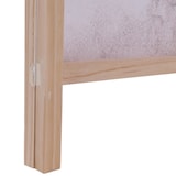 thumbnail of Paravent HWC-O70, Trennwand Sichtschutz Raumtrennung Naturmotive Holz MVG Polyethylen 170x137cm ~ Berge