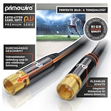 thumbnail of Primewire SAT-Kabel, Koax, F-Stecker, Premium HDTV SAT Koaxialkabel, 4fach Schirmung, 135dB, 75 Ohm - 20 m