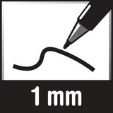 thumbnail of Biros Jotter aço inoxidável C.C., largura da linha M, cor da escrita: azul, peças de acabamento em aço inoxidável, cromadas e polidas