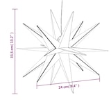 thumbnail of vidaXL Kerstlampen met LED's 3 st inklapbaar geel